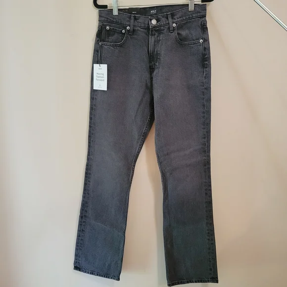 Able Becky Straight Leg Grey Jean - Picture 2 of 5